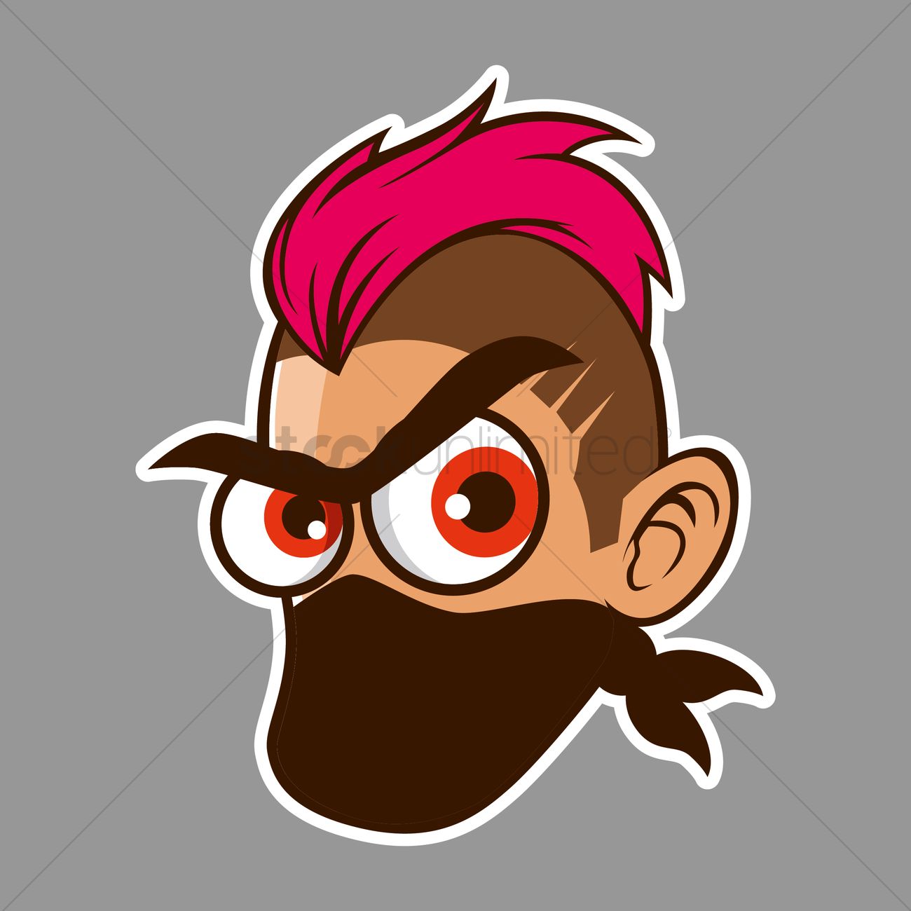 1300x1300 Burglar Vector Image