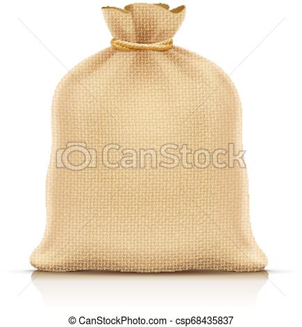 435x470 Burlap Sack For Products Vector Illustration Burlap Sack