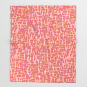 300x300 Pink Woven Burlap Texture Seamless Vector Patternthrow Blanket