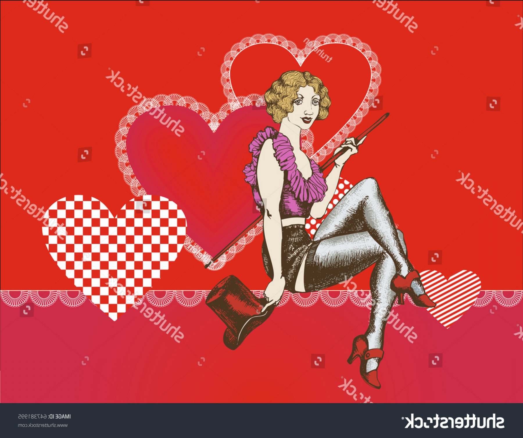 1800x1506 Cabaret Burlesque Singer Vector Illustration Hoodamath