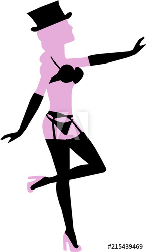 291x500 Burlesque Cabaret Dancer