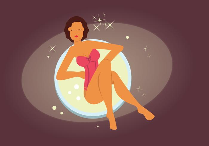 700x490 Burlesque Dancer Vector