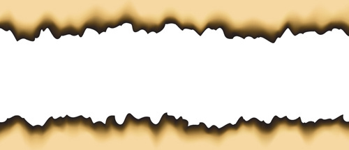 500x215 Vector Burned Paper Background Free Vector Download