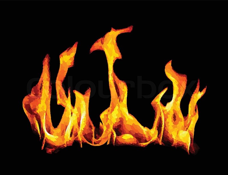 800x614 Burn Flame Fire Vector Background Stock Vector Colourbox