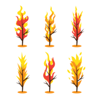 200x200 Burning Bush Free Vector Art