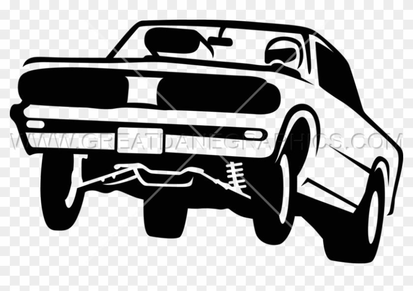 840x591 Burnout Vector Muscle Car