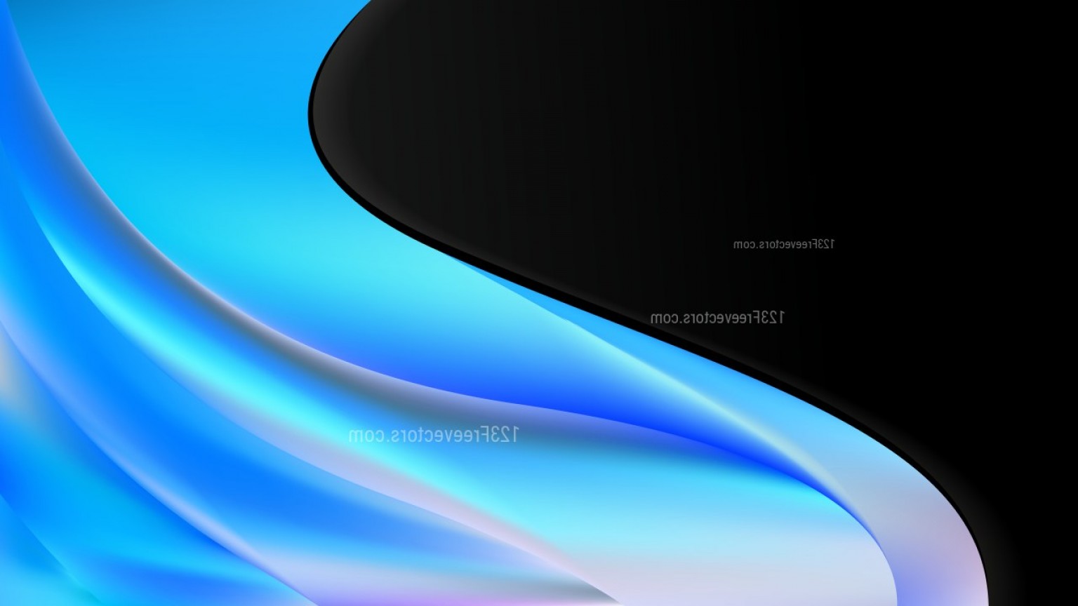 1536x864 Abstract Blue Black And White Light Burst Background Vector