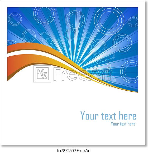 561x581 Free Art Print Of Vector Blue Burst Background Vector Blue Burst
