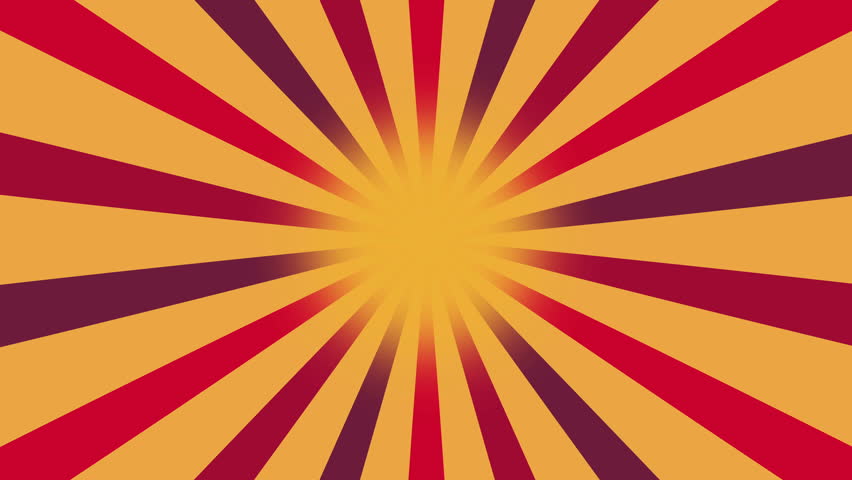 852x480 Multicolor Burst Vector Background Cartoon Stock Footage Video