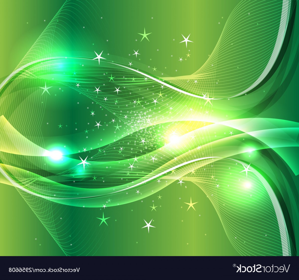 1200x1124 Wave Burst Star Green Background Vector Soidergi
