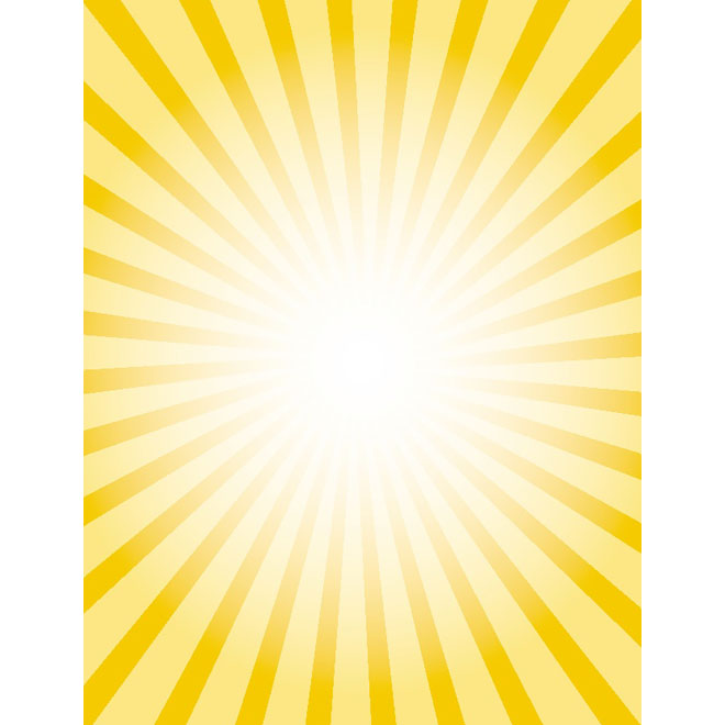 660x660 Yellow Sunbeams Retro Burst Free Vector