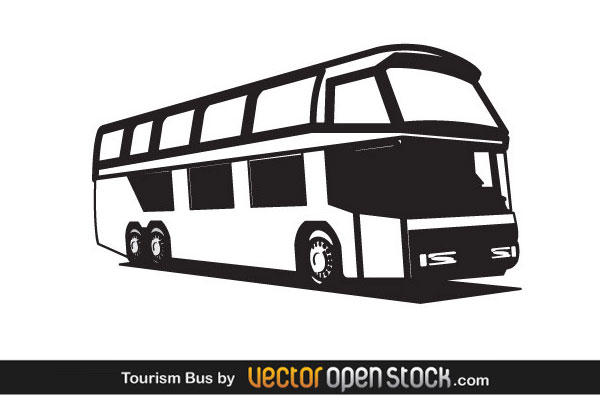 600x410 Bus Black And White Travel Bus Clip Art