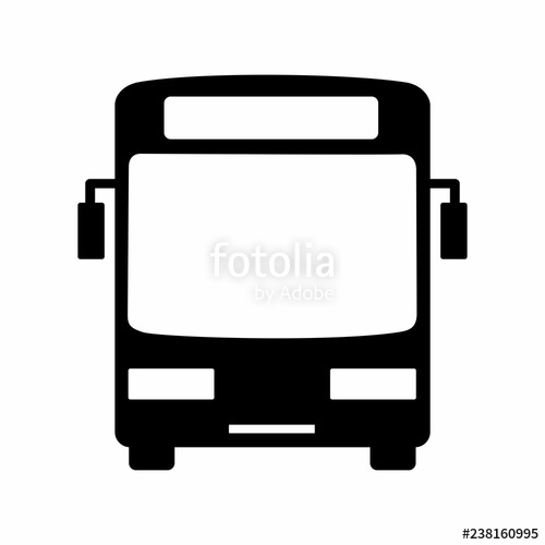 500x500 Bus Icon Vector Stock Image And Royalty Free Vector