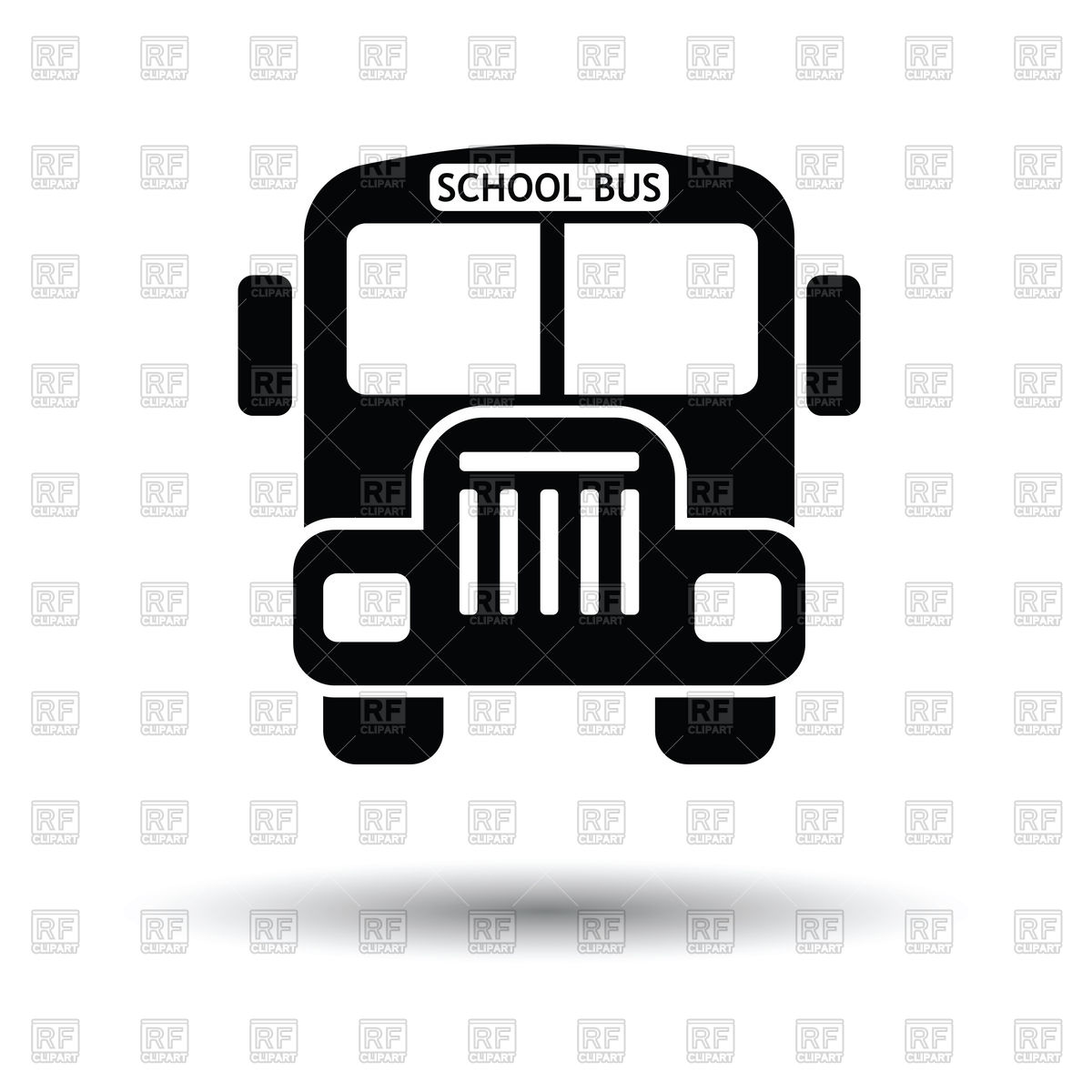 1200x1200 School Bus Icon Vector Image Of Signs, Symbols, Maps Angelp