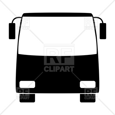 Bus Silhouette Vector Image Of Objects 400x400 Bus Silhouette Vector Image Of Objects