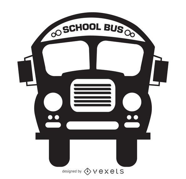 Isolated School Bus Silhouette Drawing 594x570 Isolated School Bus Silhouette Drawing