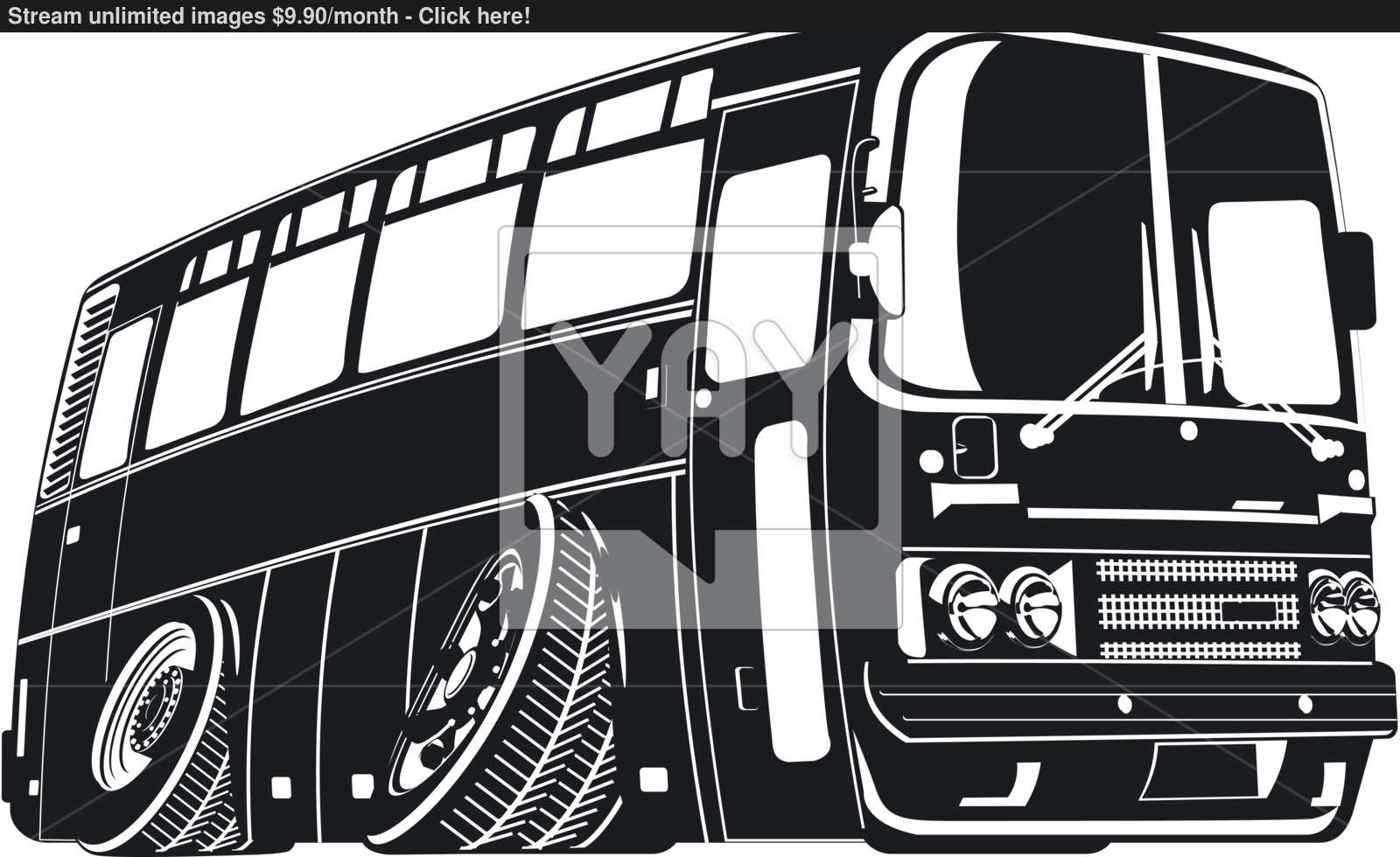 Vector Bus Silhouette Vector 1600x980 Vector Bus Silhouette Vector