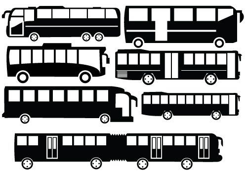 Bus Silhouette Vector Silhouette Clip Art Silhouette Vector 500x350 Bus Silhouette Vector Silhouette Clip Art Silhouette Vector