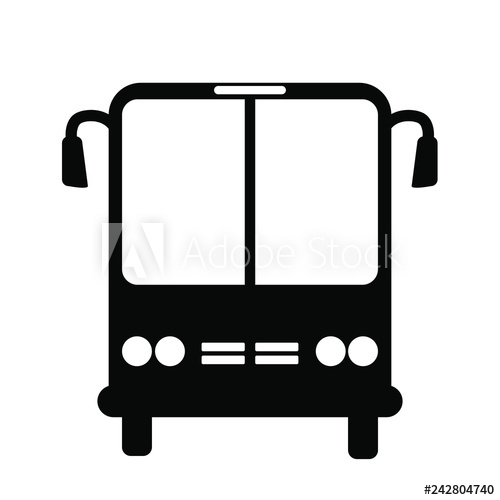 500x500 Bus Stop Icon Bus Station Vector Icon