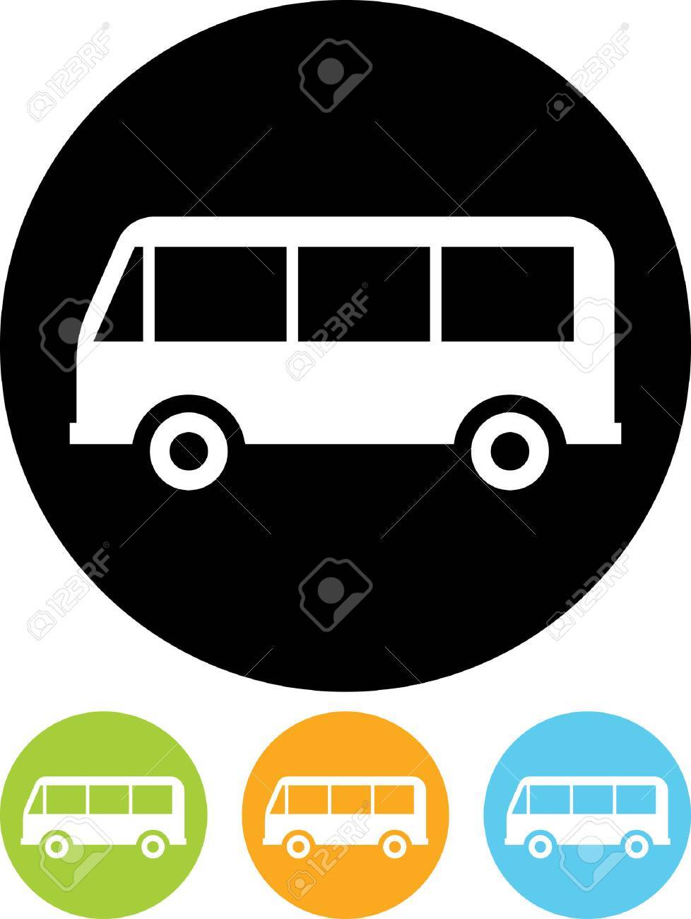978x1300 Bus Vector Icon