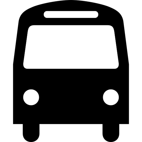 500x500 Bus Symbol Vector