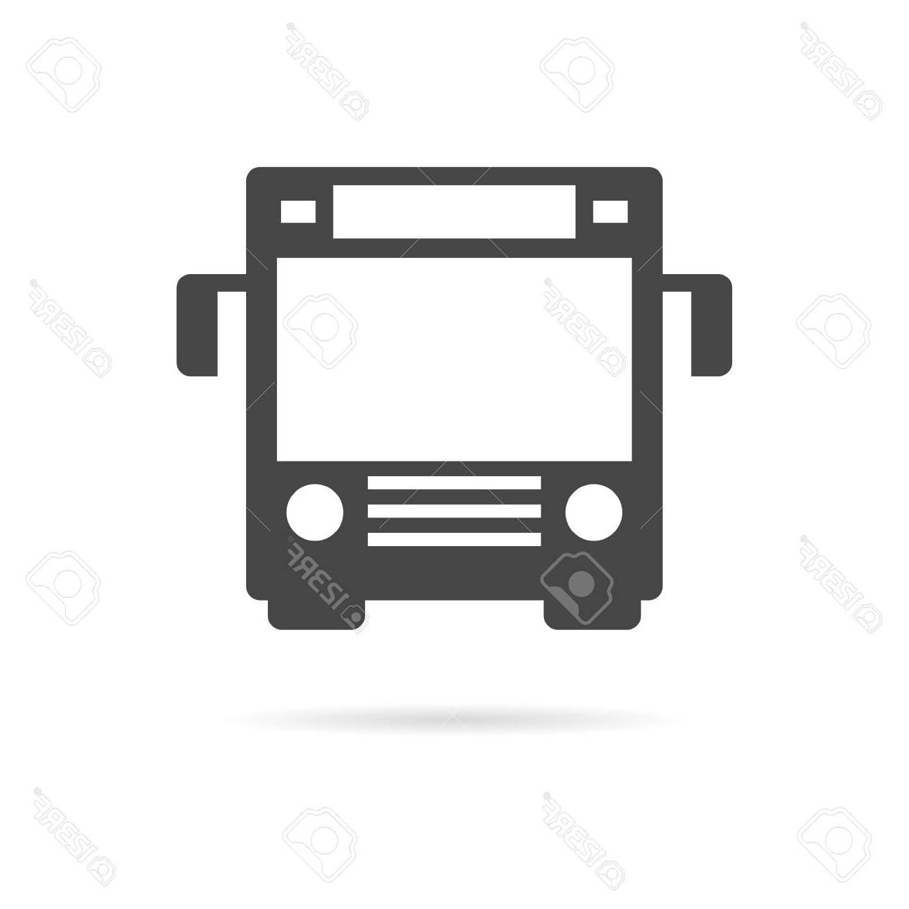 1300x1300 Best Bus Symbol Icon Vector Image