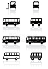 165x234 Bus Or Van Symbol Vector Illustration Stock Photos