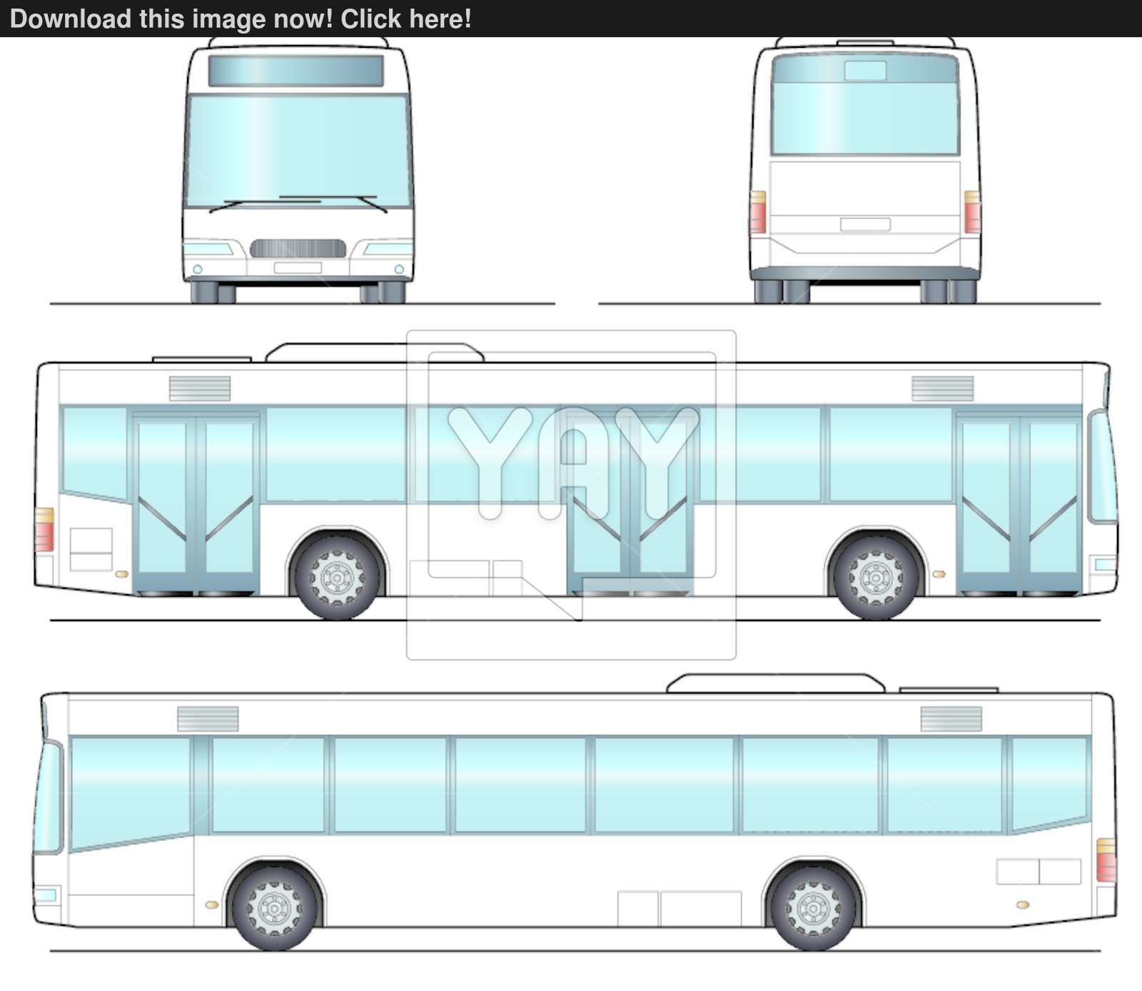 Bus Template Vector at Vectorified.com | Collection of Bus Template ...