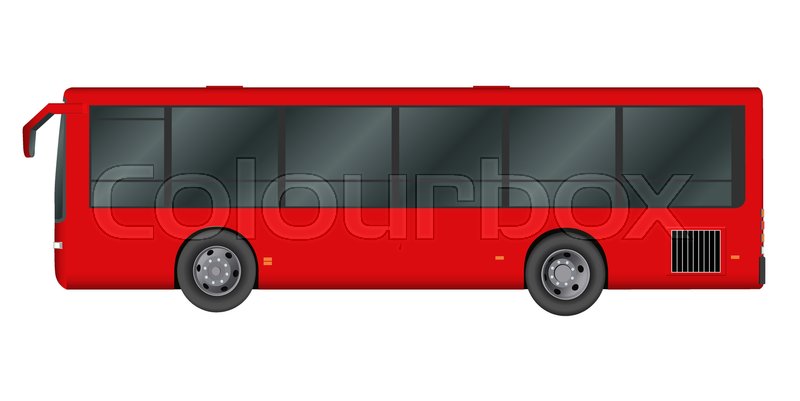 Red City Bus Template Passenger Stock Vector Colourbox 800x401 Red City Bus Template Passenger Stock Vector Colourbox