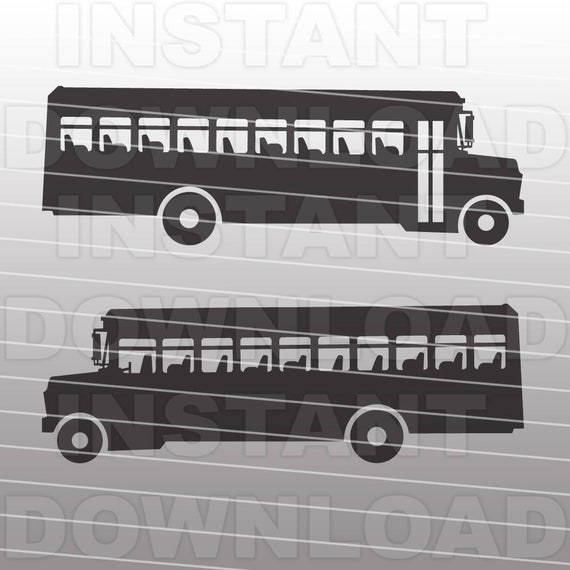 School Bus Cutting Template Vector Clip Art For Etsy 570x570 School Bus Cutting Template Vector Clip Art For Etsy