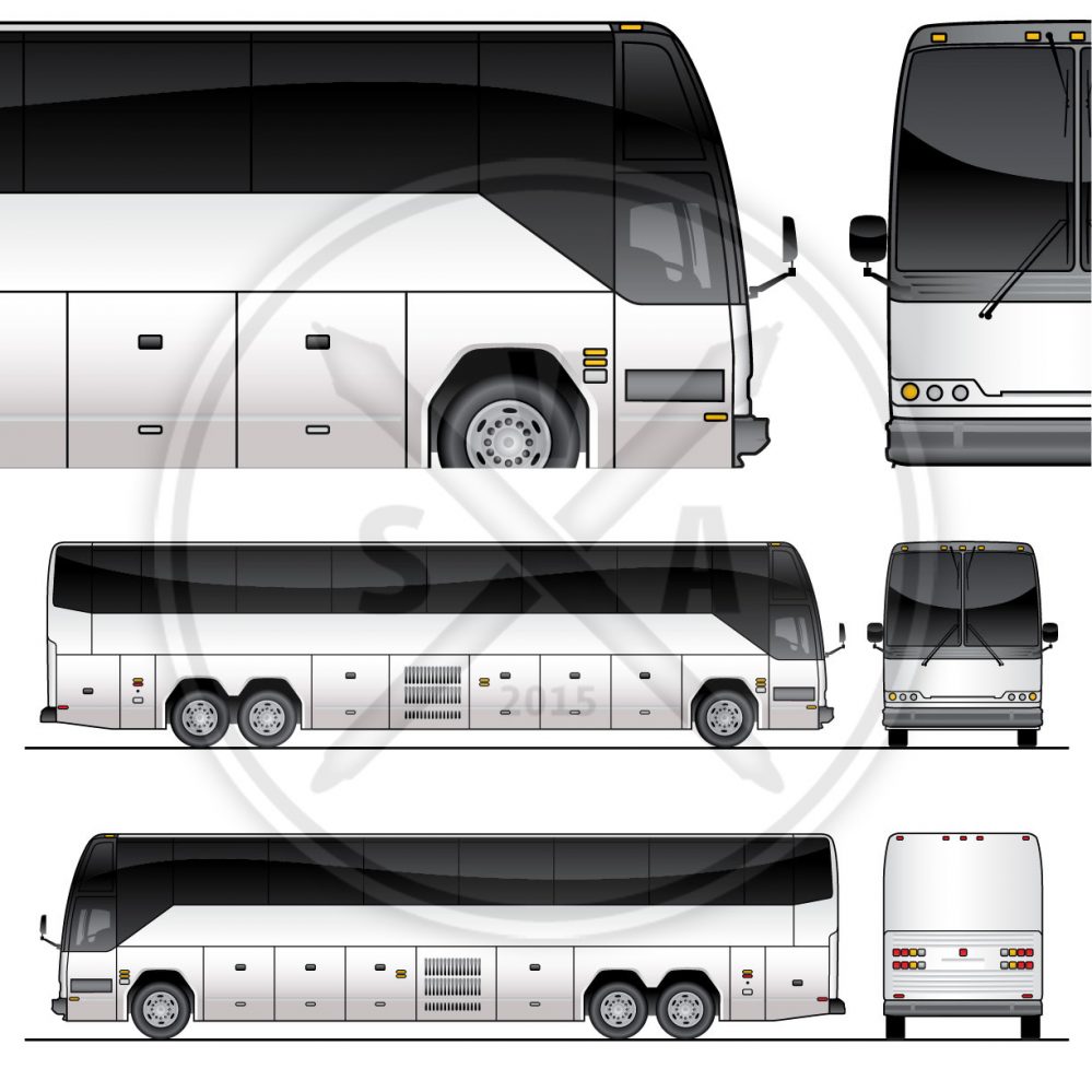 Bus Template Vector at Collection of Bus Template