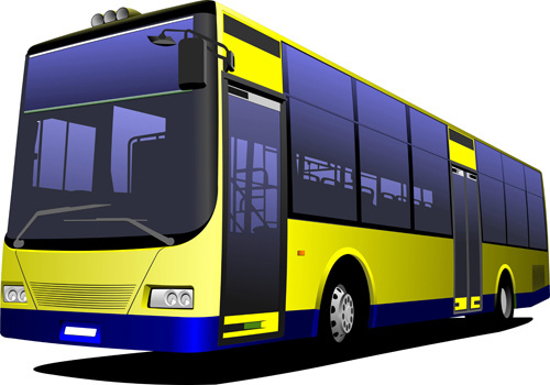 Bus Free Vector Download 500x350 Bus Free Vector Download