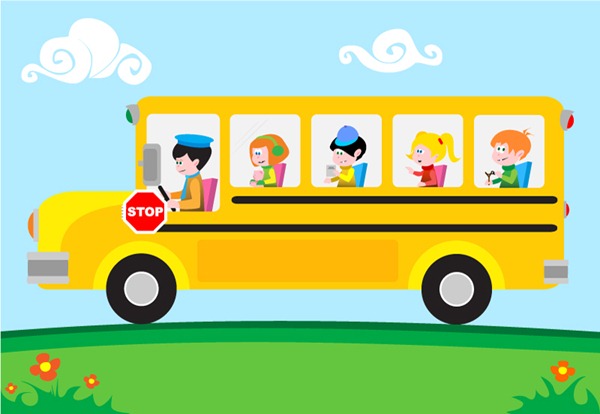 Cartoon School Bus Vector Graphics My Free Photoshop World 600x414 Cartoon School Bus Vector Graphics My Free Photoshop World