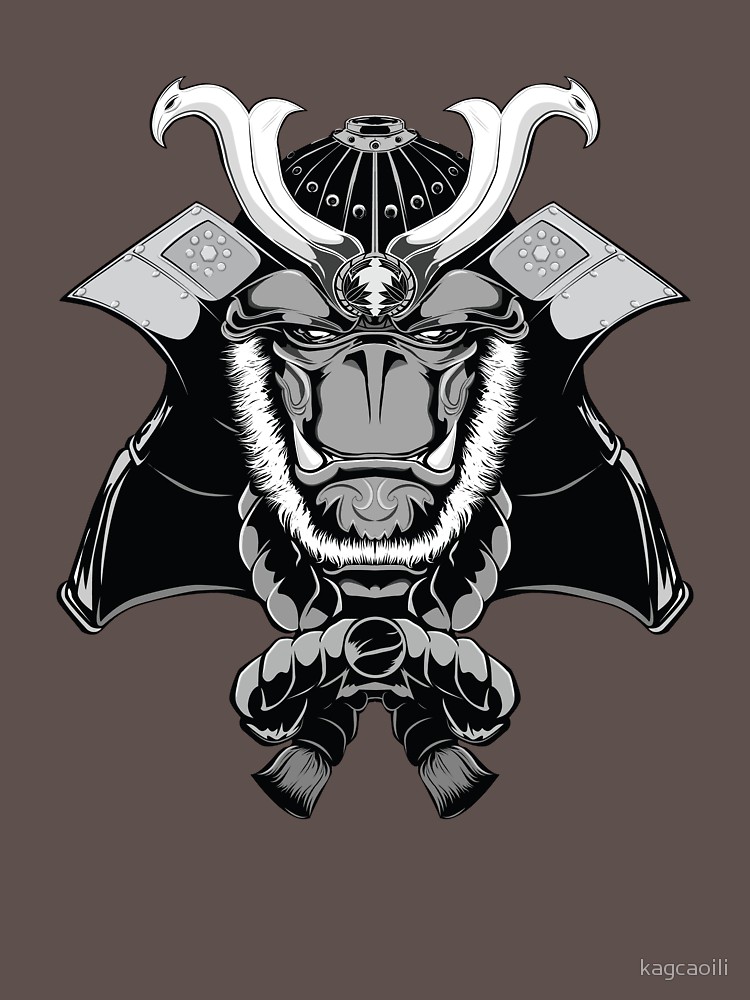 Gorilla Samurai Unisex T Shirt, A T Shirt Of Vector, Japan 750x1000 Gorilla Samurai Unisex T Shirt, A T Shirt Of Vector, Japan