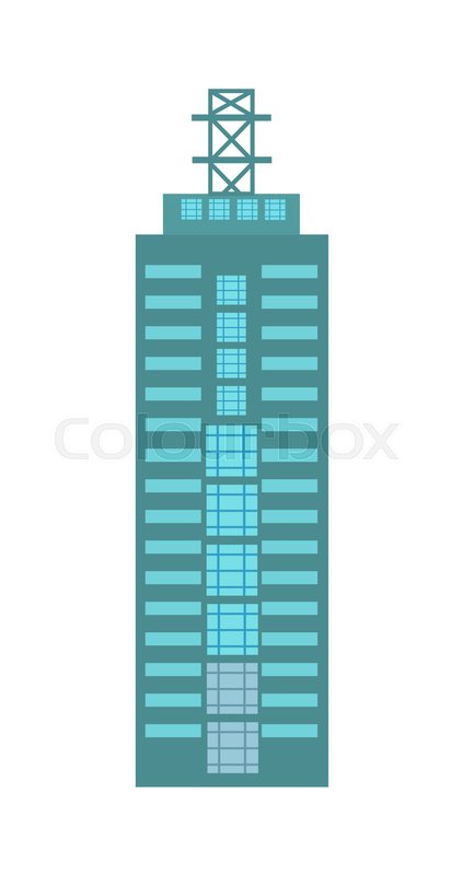 Business Building Isolated Icon Stock Vector Colourbox 423x800 Business Building Isolated Icon Stock Vector Colourbox