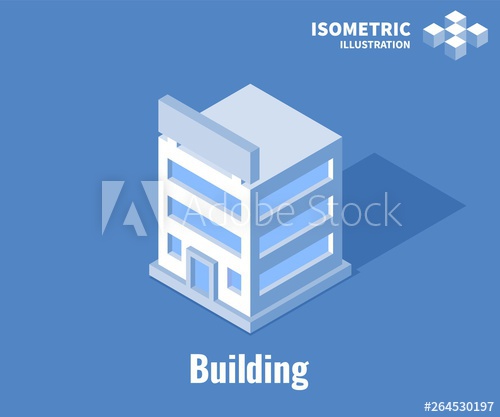 Building Icon Business Office, Corporate Building Vector 500x417 Building Icon Business Office, Corporate Building Vector