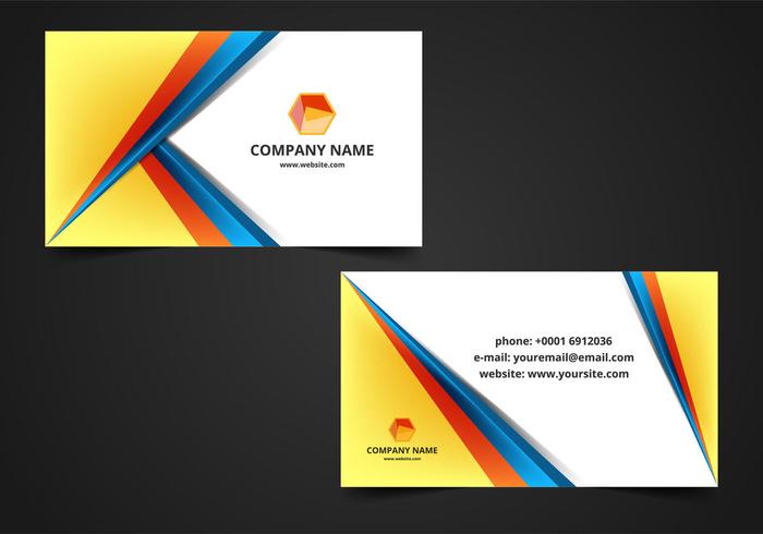700x490 Vector Visiting Card Background