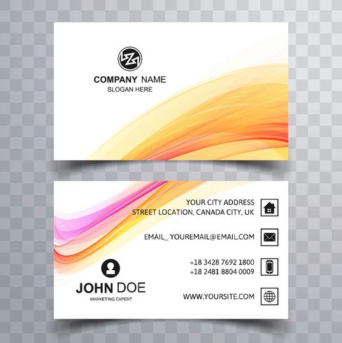 489x490 Abstract Wave Business Card Background
