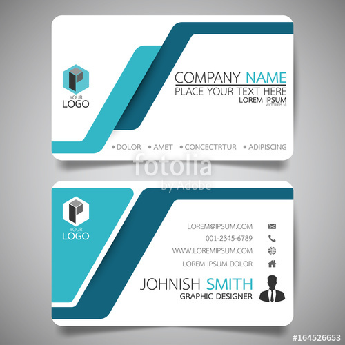 Blue Modern Creative Business Card And Name Card,horizontal Simple 500x500 Blue Modern Creative Business Card And Name Card,horizontal Simple