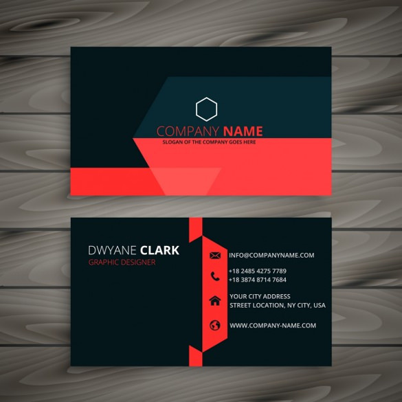 Free Cool Business Card Templates 585x585 Free Cool Business Card Templates