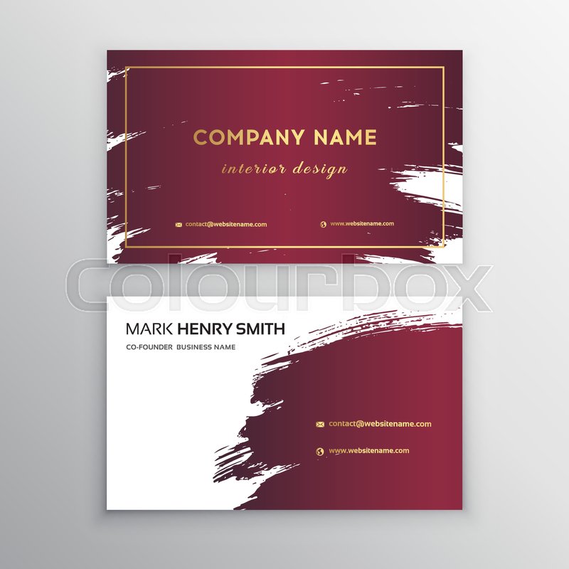 Vector Business Card Luxury Business Stock Vector Colourbox 800x800 Vector Business Card Luxury Business Stock Vector Colourbox