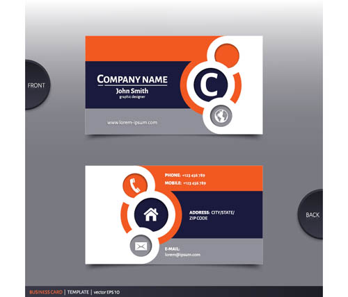Best Company Business Cards Vector Design Free Download 500x428 Best Company Business Cards Vector Design Free Download