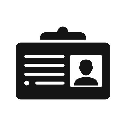 490x490 Business Card Vector Icon