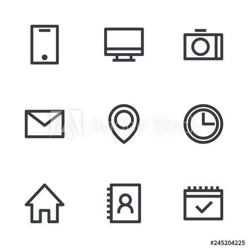 Business Card Symbols Vector at Vectorified.com | Collection of ...