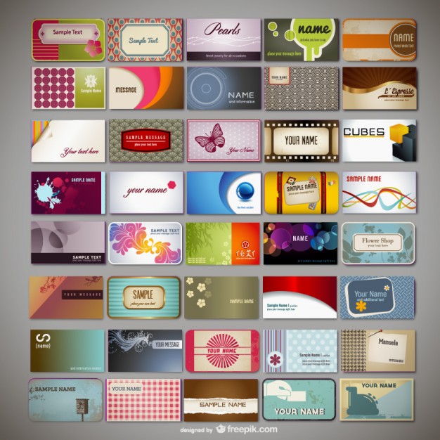 626x626 Free Business Card Design Templates From Freepik