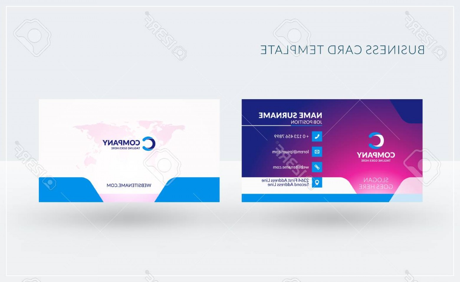 1560x958 Business Card Template Vector Soidergi