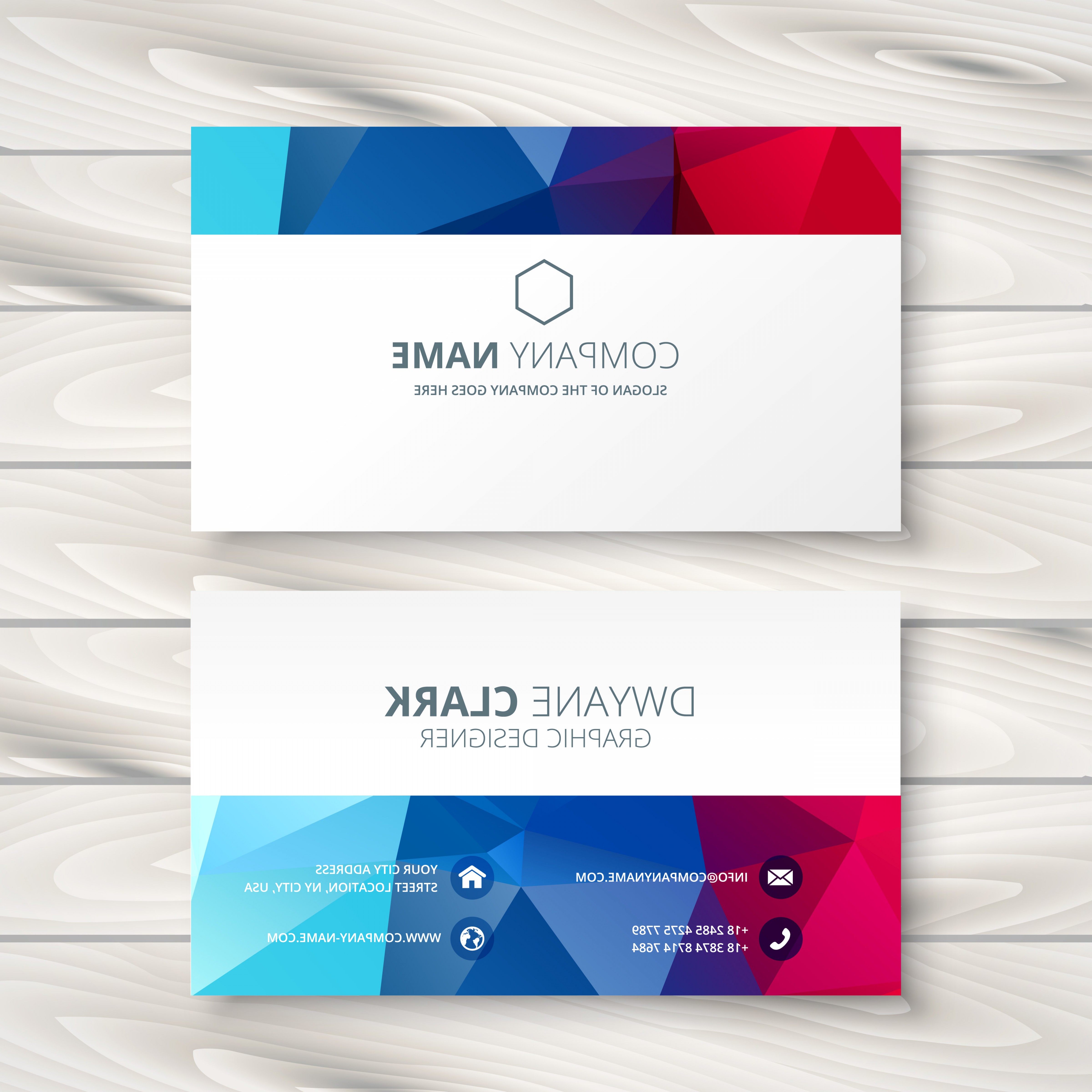 4800x4800 Creative Colorful Business Card Template Vector Design Illustrat