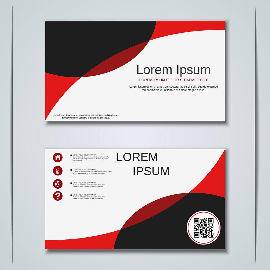 900x900 Business Visiting Card Vector Design Template Drawing