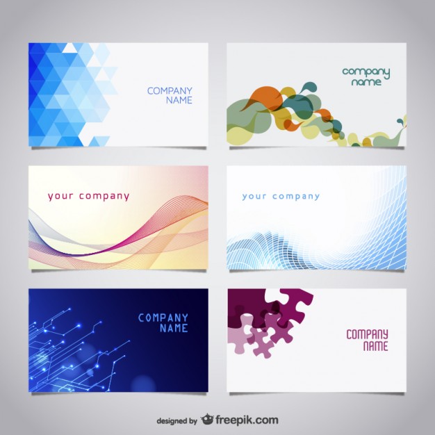 626x626 Free Business Card Design Templates From Freepik