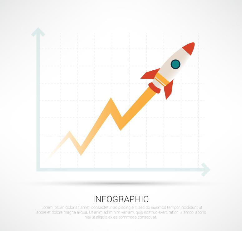 775x742 Creative Rocket Business Growth Figure Vector